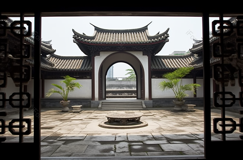 绍兴鲁迅故居中式庭院摄影图,高清,摄影图,摄影图片,图片大全,摄影图免费下载